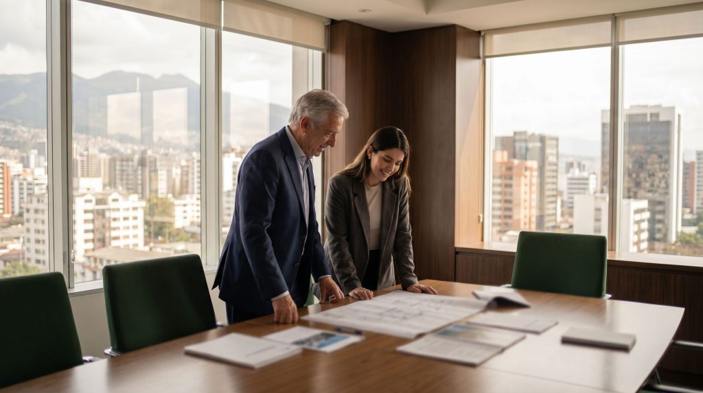 los datos estadísticos citados (2%, 30-39% segunda generación, 10-15% tercera generación, 86-91% de empresas familiares en el PIB ecuatoriano)