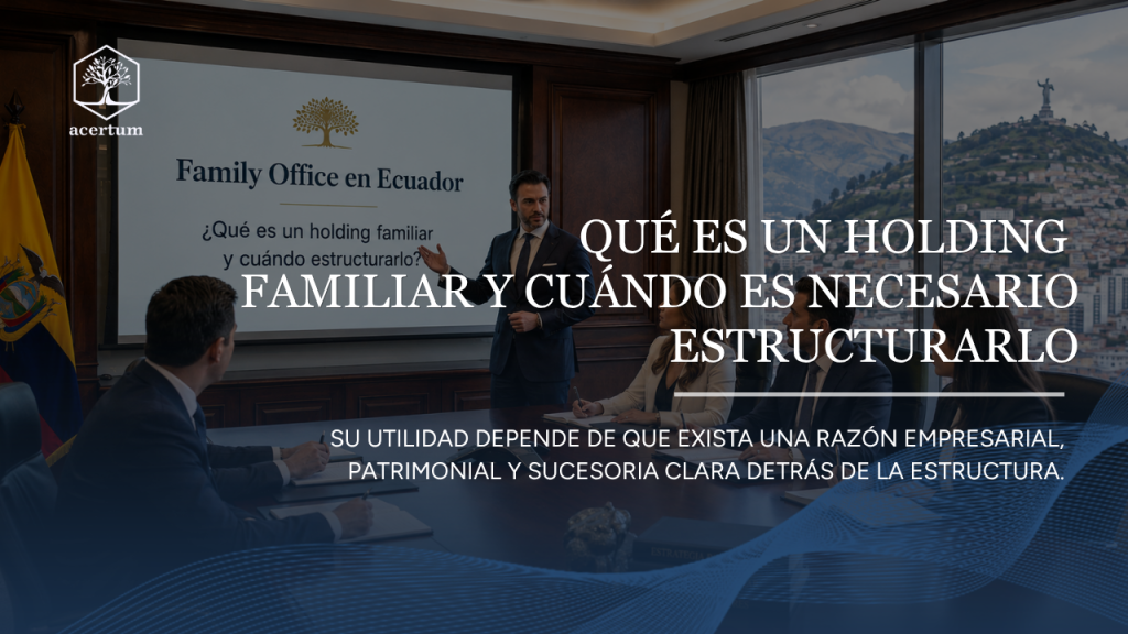 Estructura de holding familiar para empresas familiares en Ecuador